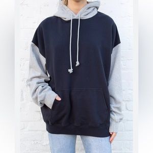 Brandy Melville color-block Christy hoodie